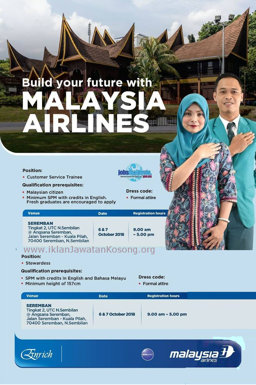 Malaysia Airlines Walk in Interview